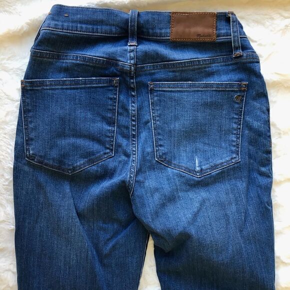 Madewell Distressed Cali Demi-Boot Denim Cropped Jeans - Women’s 24 - Picture 5 of 10